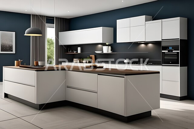 فلل وشقق سكنية حديثة عصرية وفاخرة ، ديكورات داخلية ، تصاميم وديكورات مطابخ راقية وعصرية وحديثة