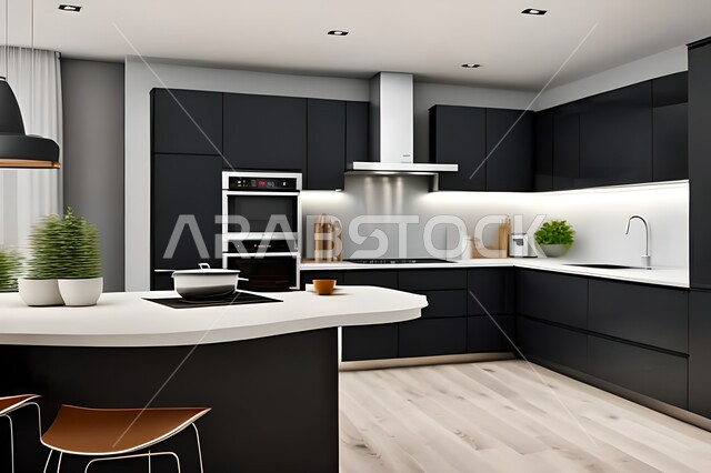 ديكورات داخلية ، تصاميم وديكورات مطابخ راقية وعصرية وحديثة ، فلل وشقق سكنية حديثة عصرية وفاخرة