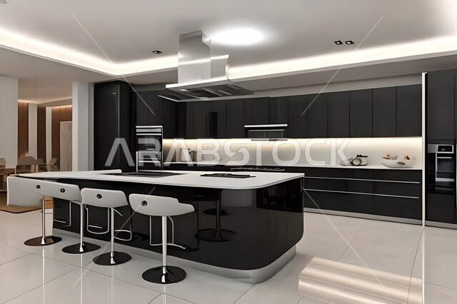 ديكورات داخلية ، تصاميم وديكورات مطابخ راقية وعصرية وحديثة ، فلل وشقق سكنية حديثة عصرية وفاخرة