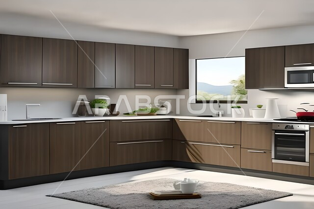 ديكورات داخلية ، تصاميم وديكورات مطابخ راقية وعصرية وحديثة ، فلل وشقق سكنية حديثة عصرية وفاخرة