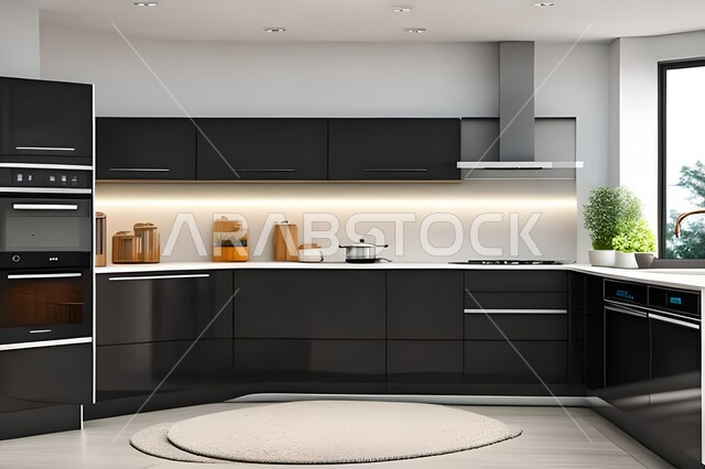 ديكورات داخلية ، تصاميم وديكورات مطابخ راقية وعصرية وحديثة ، فلل وشقق سكنية حديثة عصرية وفاخرة