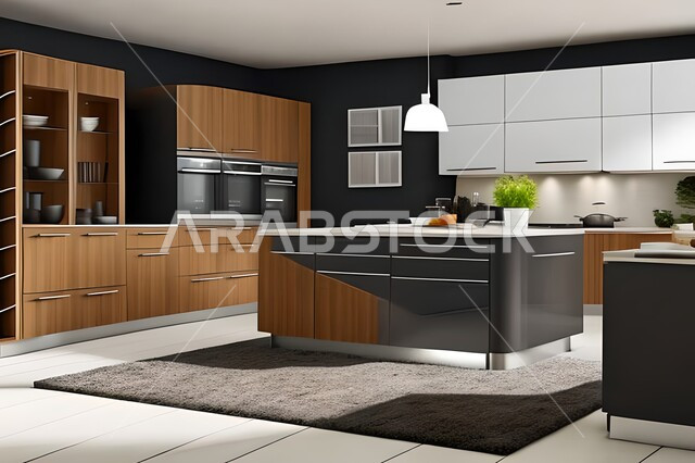 ديكورات داخلية ، تصاميم وديكورات مطابخ راقية وعصرية وحديثة ، فلل وشقق سكنية حديثة عصرية وفاخرة