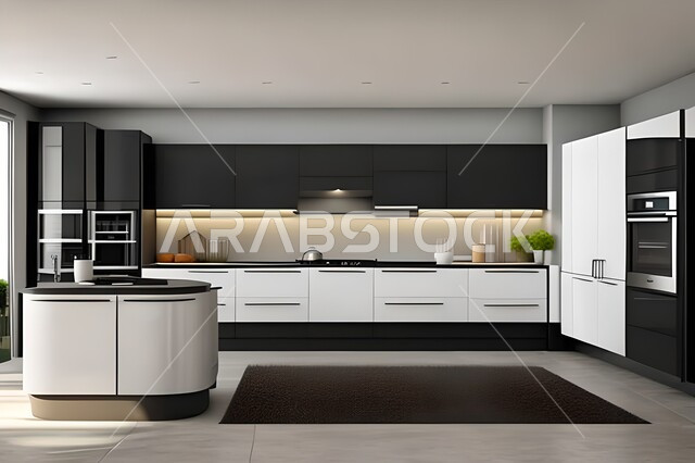 ديكورات داخلية ، فلل وشقق سكنية حديثة عصرية وفاخرة ، تصاميم وديكورات مطابخ راقية وعصرية وحديثة