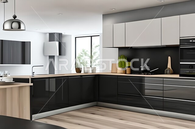 ديكورات داخلية ، فلل وشقق سكنية حديثة عصرية وفاخرة ، تصاميم وديكورات مطابخ راقية وعصرية وحديثة