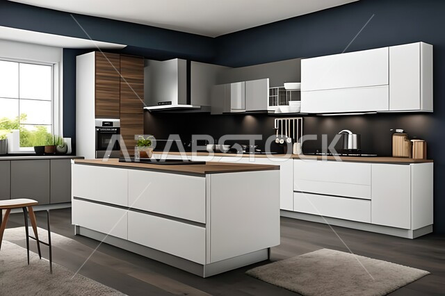 ديكورات داخلية ، فلل وشقق سكنية حديثة عصرية وفاخرة ، تصاميم وديكورات مطابخ راقية وعصرية وحديثة