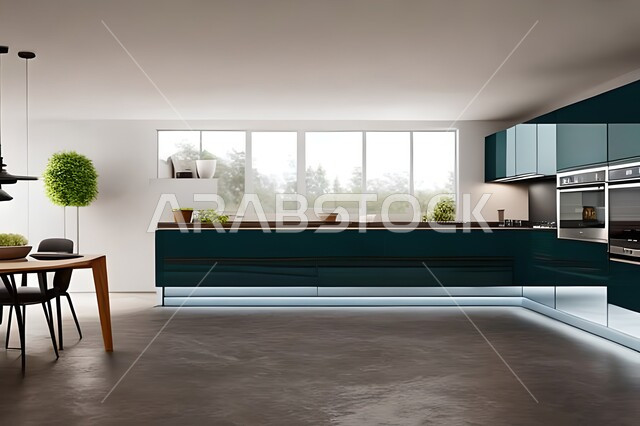 ديكورات داخلية ، فلل وشقق سكنية حديثة عصرية وفاخرة ، تصاميم وديكورات مطابخ راقية وعصرية وحديثة