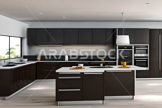 ديكورات داخلية ، فلل وشقق سكنية حديثة عصرية وفاخرة ، تصاميم وديكورات مطابخ راقية وعصرية وحديثة