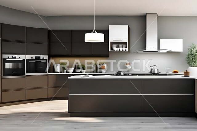 ديكورات داخلية ، فلل وشقق سكنية حديثة عصرية وفاخرة ، تصاميم وديكورات مطابخ راقية وعصرية وحديثة