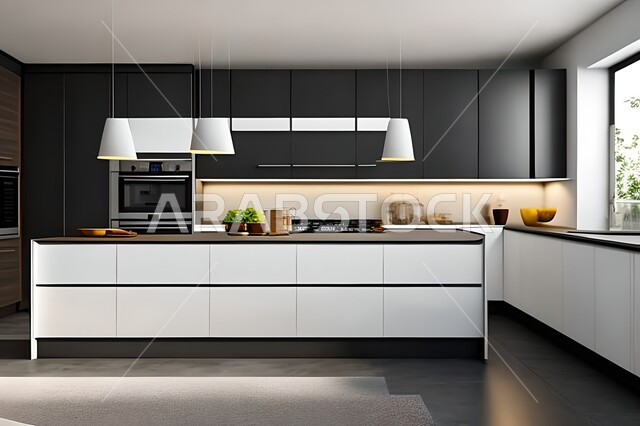 ديكورات داخلية ، فلل وشقق سكنية حديثة عصرية وفاخرة ، تصاميم وديكورات مطابخ راقية وعصرية وحديثة