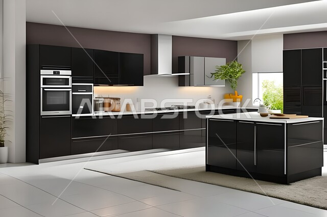ديكورات داخلية ، فلل وشقق سكنية حديثة عصرية وفاخرة ، تصاميم وديكورات مطابخ راقية وعصرية وحديثة