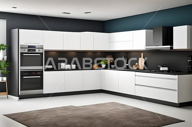 ديكورات داخلية ، فلل وشقق سكنية حديثة عصرية وفاخرة ، تصاميم وديكورات مطابخ راقية وعصرية وحديثة