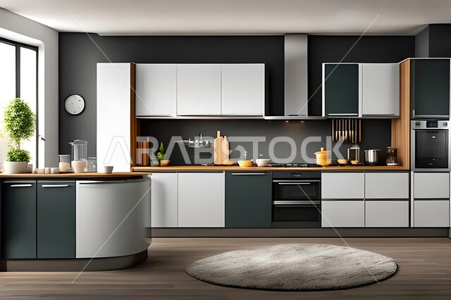 ديكورات داخلية ، فلل وشقق سكنية حديثة عصرية وفاخرة ، تصاميم وديكورات مطابخ راقية وعصرية وحديثة