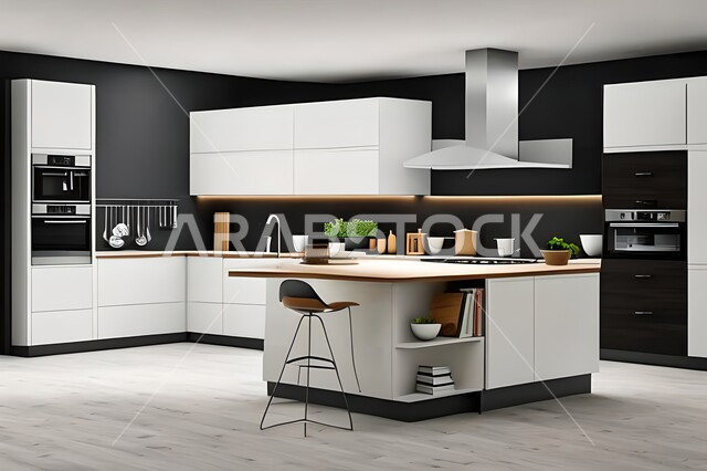 ديكورات داخلية ، فلل وشقق سكنية حديثة عصرية وفاخرة ، تصاميم وديكورات مطابخ راقية وعصرية وحديثة