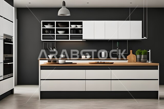 ديكورات داخلية ، مطابخ حديثة في شقق وفلل سكنية ، شقق وفلل سكنية بتصاميم عصرية راقية وحديثة