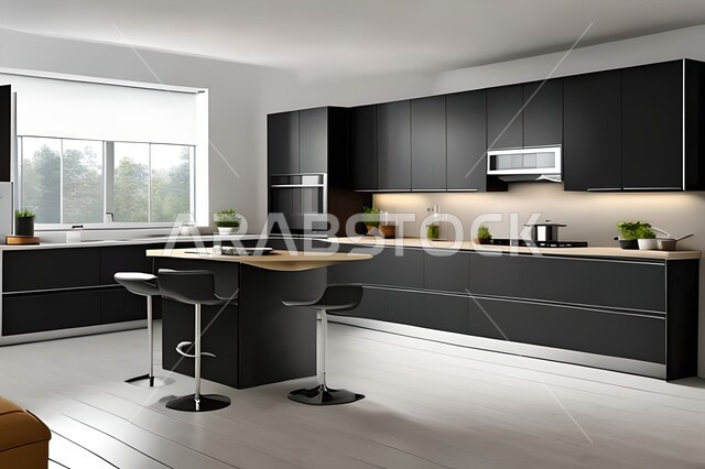 ديكورات داخلية ، مطابخ حديثة في شقق وفلل سكنية ، شقق وفلل سكنية بتصاميم عصرية راقية وحديثة