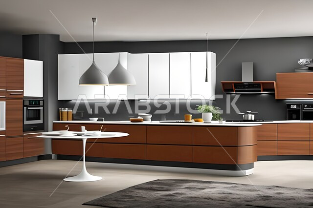 ديكورات داخلية ، مطابخ حديثة في شقق وفلل سكنية ، شقق وفلل سكنية بتصاميم عصرية راقية وحديثة