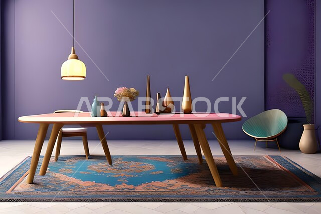 غرفة طعام بتصاميم عصرية راقية، ديكورات داخلية حديثة لغرفة سفرة, اثاث منزلي فاخر, شق وفلل سكنية