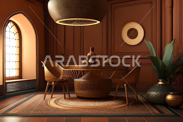 غرفة طعام بتصاميم عصرية راقية، ديكورات داخلية حديثة لغرفة سفرة, اثاث منزلي فاخر, شق وفلل سكنية