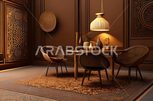 غرفة طعام بتصاميم عصرية راقية، ديكورات داخلية حديثة لغرفة سفرة, اثاث منزلي فاخر, شق وفلل سكنية