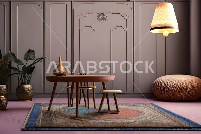 غرفة طعام بتصاميم عصرية راقية، ديكورات داخلية حديثة لغرفة سفرة, اثاث منزلي فاخر, شق وفلل سكنية