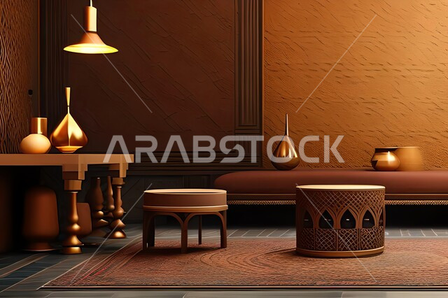 غرفة بتصاميم عصرية راقية, تحف وإكسسوارات, ديكورات منزلية داخلية, أثاث منزلي فاخر, شقق وفلل سكنية