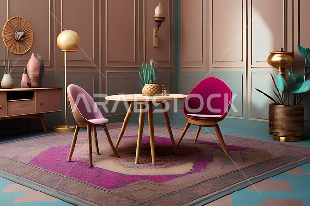 غرفة سفرة بتصاميم راقية، ديكورات منزلية داخلية حديثة لغرفة طعام, اثاث منزلي فاخر, شق وفلل سكنية