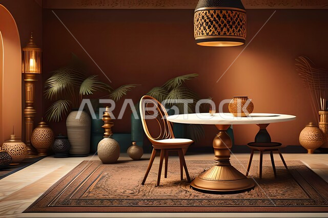 غرفة سفرة بتصاميم راقية، ديكورات منزلية داخلية حديثة لغرفة طعام, اثاث منزلي فاخر, شق وفلل سكنية