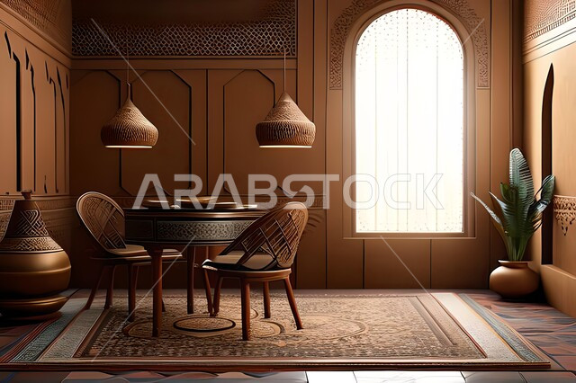 غرفة سفرة بتصاميم راقية، ديكورات منزلية داخلية حديثة لغرفة طعام, اثاث منزلي فاخر, شق وفلل سكنية