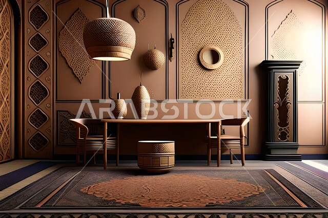 غرفة سفرة بتصاميم راقية، ديكورات منزلية داخلية حديثة لغرفة طعام, اثاث منزلي فاخر, شق وفلل سكنية