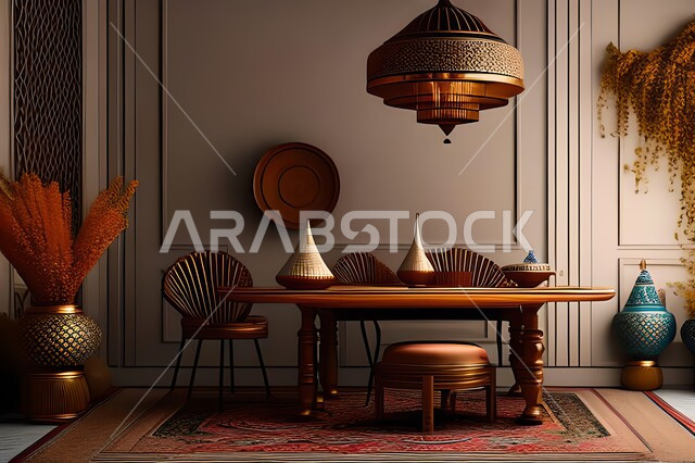 غرفة سفرة بتصاميم راقية، ديكورات منزلية داخلية حديثة لغرفة طعام, اثاث منزلي فاخر, شق وفلل سكنية