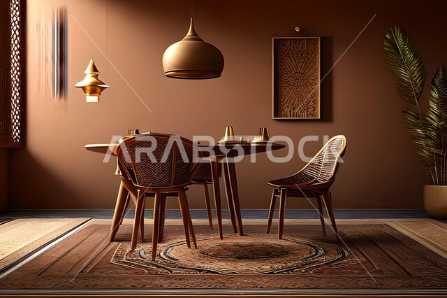 غرفة سفرة بتصاميم راقية، ديكورات منزلية داخلية حديثة لغرفة طعام, اثاث منزلي فاخر, شق وفلل سكنية