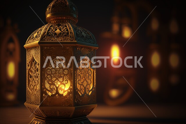 مصباح عربي تقليدي معدني، إضاءة وزينة شهر رمضان، فانوس رمضان، تحف رمضانية، الإحتفال بقدوم شهر رمضان، ديكورات وأنوار، اجواء رمضانية