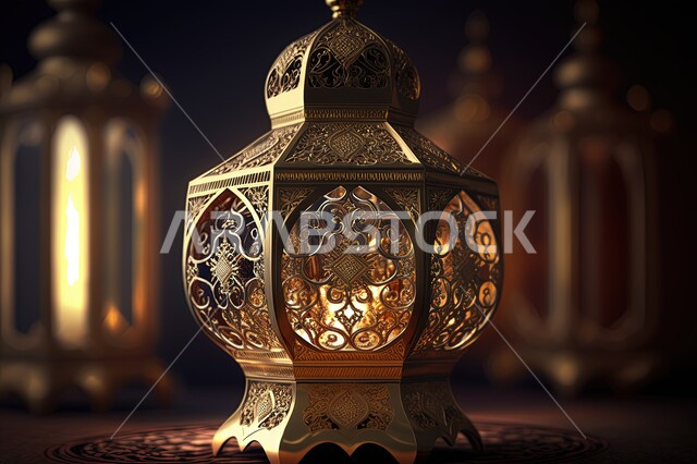 مصباح عربي تقليدي معدني، فانوس رمضان، ديكورات وأنوار، تحف رمضانية، الإحتفال بقدوم شهر رمضان، اجواء رمضانية، إضاءة وزينة شهر رمضان