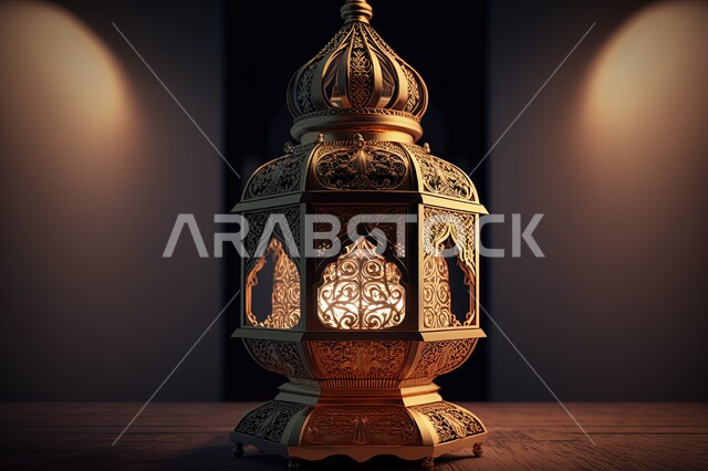 مصباح عربي تقليدي معدني، إضاءة وزينة شهر رمضان، تحف رمضانية، الإحتفال بقدوم شهر رمضان، ديكورات وأنوار، اجواء رمضانية، فانوس رمضان