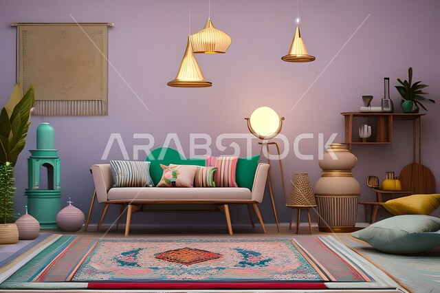 غرفة معيشة بتصاميم عصرية فاخرة، ديكورات داخلية، غرفة جلوس، أثاث منزلي راقي، تصاميم وديكورات حديثة، شقق وفلل سكنية