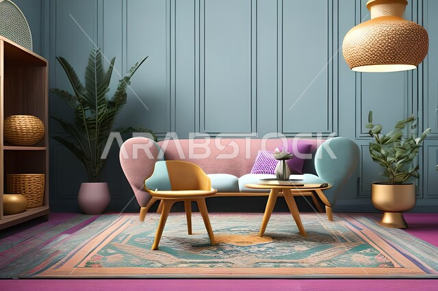 غرفة معيشة بتصاميم عصرية فاخرة، ديكورات داخلية، غرفة جلوس، أثاث منزلي راقي، تصاميم وديكورات حديثة، شقق وفلل سكنية