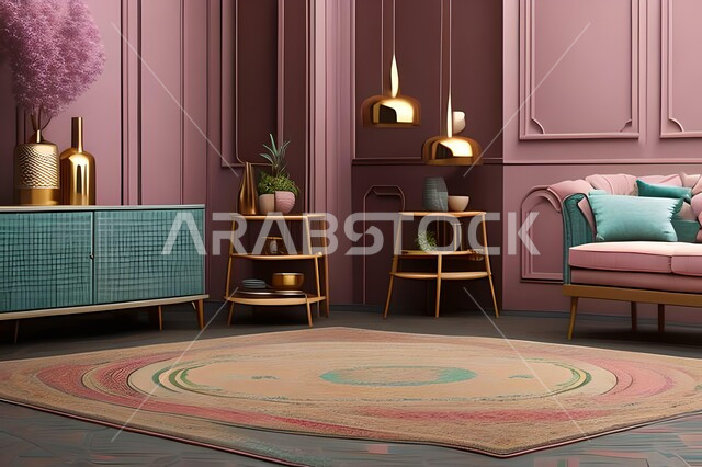 Living room with luxurious modern designs, interior decorations, living room, high-end home furniture, modern designs and decorations, apartments and villas