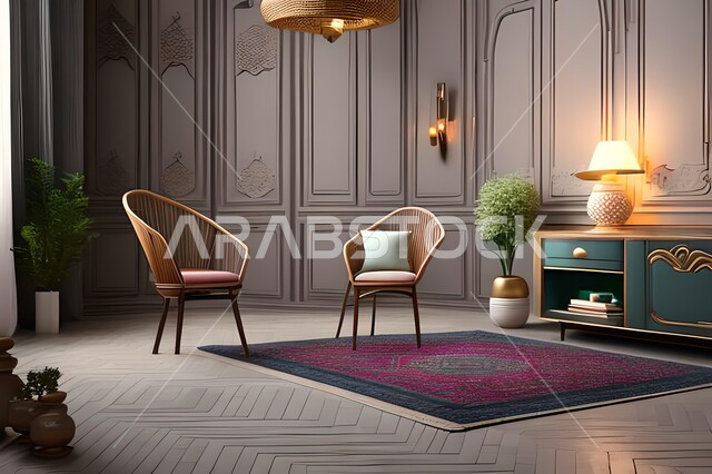 Living room with luxurious modern designs, interior decorations, living room, high-end home furniture, modern designs and decorations, apartments and villas