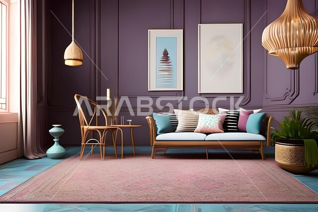 غرفة معيشة بتصاميم عصرية فاخرة، ديكورات داخلية، غرفة جلوس، أثاث منزلي راقي، تصاميم وديكورات حديثة، شقق وفلل سكنية