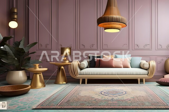 غرفة معيشة بتصاميم عصرية فاخرة، ديكورات منزلية داخلية، غرفة جلوس، أثاث منزلي راقي، تصاميم وديكورات حديثة، شقق وفلل سكنية