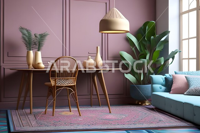 غرفة معيشة بتصاميم عصرية فاخرة، ديكورات منزلية داخلية، غرفة جلوس، أثاث منزلي راقي، تصاميم وديكورات حديثة، شقق وفلل سكنية