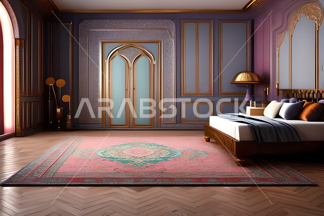 غرفة نوم بتصاميم عصرية فاخرة، ديكورات منزلية داخلية، غرفة نوم، أثاث منزلي راقي، تصاميم وديكورات حديثة، شقق وفلل سكنية، فنادق ومنتجعات فاخرة