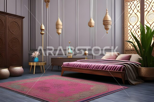 غرفة نوم بتصاميم عصرية فاخرة، غرفة نوم راقية، تصاميم وديكورات حديثة، أثاث منزلي، ديكورات منزلية داخلية، شقق وفلل سكنية، فنادق ومنتجعات فاخرة