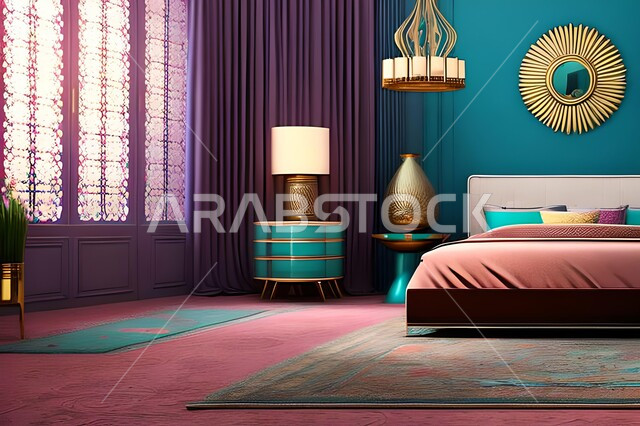 غرفة نوم بتصاميم عصرية فاخرة، غرفة نوم راقية، تصاميم وديكورات حديثة، أثاث منزلي، ديكورات منزلية داخلية، شقق وفلل سكنية، فنادق ومنتجعات فاخرة