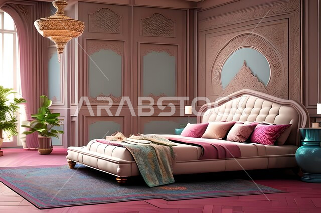 غرفة نوم بتصاميم عصرية فاخرة، غرفة نوم راقية، تصاميم وديكورات حديثة، أثاث منزلي، ديكورات منزلية داخلية، شقق وفلل سكنية، فنادق ومنتجعات فاخرة