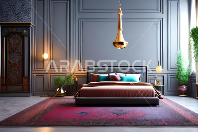 غرفة نوم بتصاميم عصرية فاخرة، غرفة نوم راقية، تصاميم وديكورات حديثة، أثاث منزلي، ديكورات منزلية داخلية، شقق وفلل سكنية، فنادق ومنتجعات فاخرة