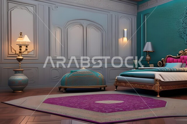 غرفة نوم بتصاميم عصرية فاخرة، غرفة نوم راقية، تصاميم وديكورات حديثة، أثاث منزلي، ديكورات منزلية داخلية، شقق وفلل سكنية، فنادق ومنتجعات فاخرة