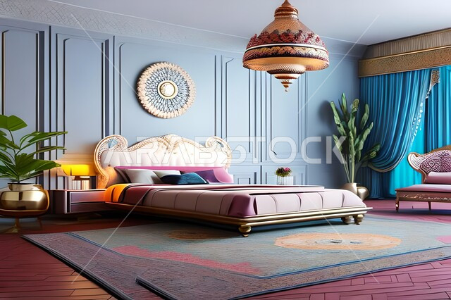 غرفة نوم بتصاميم عصرية فاخرة، غرفة نوم راقية، تصاميم وديكورات حديثة، أثاث منزلي، ديكورات منزلية داخلية، شقق وفلل سكنية، فنادق ومنتجعات فاخرة