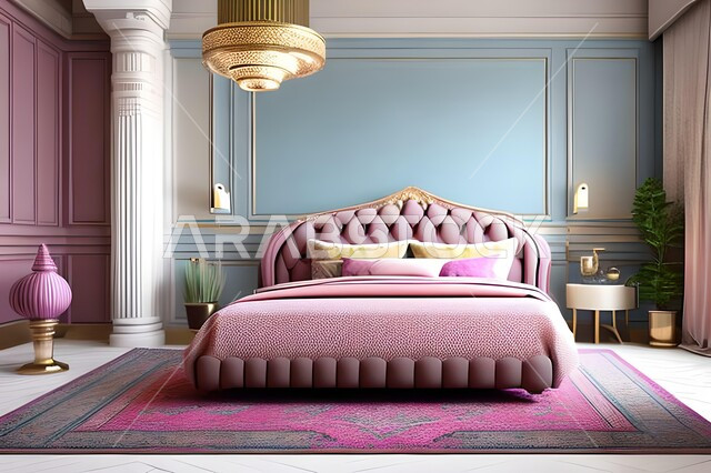 غرفة نوم بتصاميم عصرية فاخرة، غرفة نوم راقية، تصاميم وديكورات حديثة، أثاث منزلي، ديكورات منزلية داخلية، شقق وفلل سكنية، فنادق ومنتجعات فاخرة