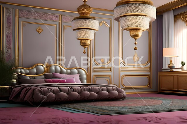 غرفة نوم بتصاميم عصرية فاخرة، غرفة نوم راقية، تصاميم وديكورات حديثة، أثاث منزلي، ديكورات منزلية داخلية، شقق وفلل سكنية، فنادق ومنتجعات فاخرة